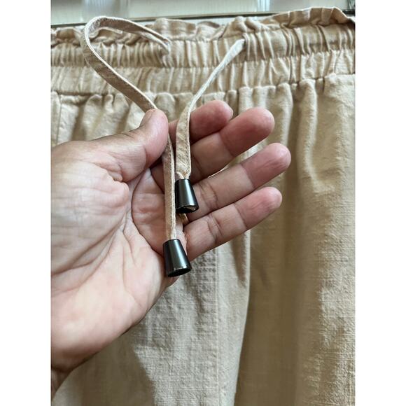 Scarlet Darkness Renaissance Pocket Wide Leg Palazzo Pants Size 2XL Beige - Picture 6 of 13